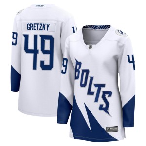 Women's Tampa Bay Lightning Brent Gretzky Fanatics Branded 2022 Stadium Series Breakaway Jersey - White