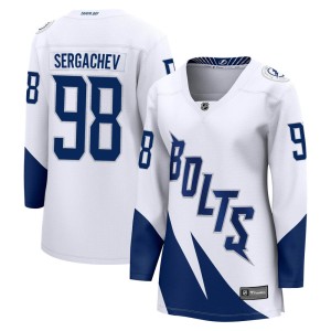 Women's Tampa Bay Lightning Mikhail Sergachev Fanatics Branded 2022 Stadium Series Breakaway Jersey - White