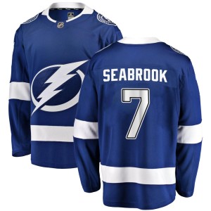 Youth Tampa Bay Lightning Brent Seabrook Fanatics Branded Breakaway Home Jersey - Blue