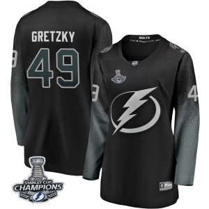 Women's Tampa Bay Lightning Brent Gretzky Fanatics Branded Breakaway Alternate 2020 Stanley Cup Champions Jersey - Black