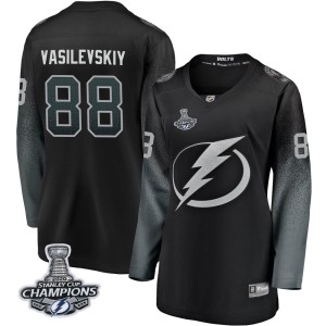 Women's Tampa Bay Lightning Andrei Vasilevskiy Fanatics Branded Breakaway Alternate 2020 Stanley Cup Champions Jersey - Black