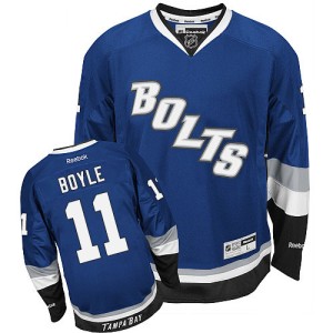 Men's Tampa Bay Lightning Brian Boyle Reebok Authentic Third Jersey - Royal Blue