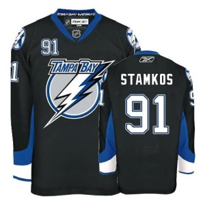 Men's Tampa Bay Lightning Steven Stamkos Reebok Authentic Jersey - Black