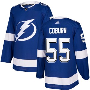 Men's Tampa Bay Lightning Braydon Coburn Adidas Authentic Jersey - Blue