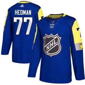Men's Tampa Bay Lightning Victor Hedman Adidas Authentic 2018 All-Star Atlantic Division Jersey - Royal Blue