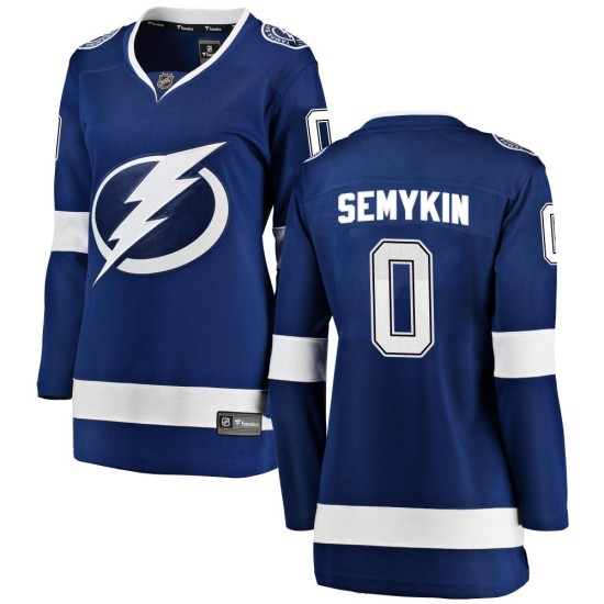 Women's Tampa Bay Lightning Dmitry Semykin Fanatics Branded Breakaway Home Jersey - Blue