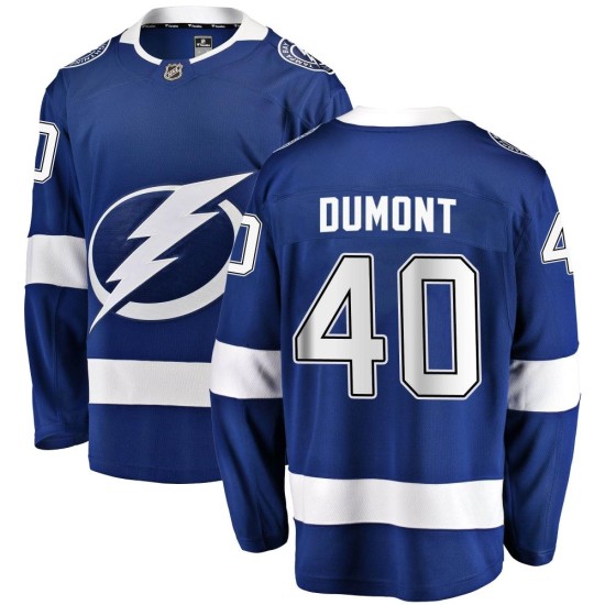 Youth Tampa Bay Lightning Gabriel Dumont Fanatics Branded Breakaway Home Jersey - Blue